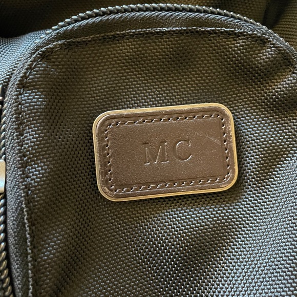 Tumi Alpha Bravo Luke Roll-Top Backpack in Hickory Black Brown Ballistic Nylon - Picture 2 of 10